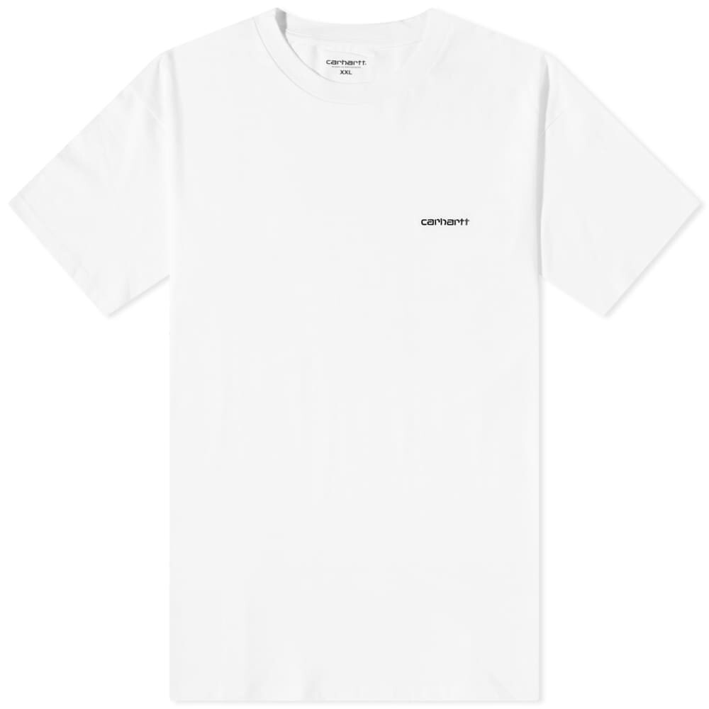 

Футболка с вышивкой Carhartt WIP Script, белый/черный