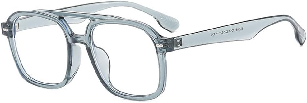 

Солнцезащитные очки с двойной перемычкой для женщин и мужчин с заклепками, прозрачные, желтые, синие, UV400, для занятий спортом на открытом воздухе, бега и езды на велосипеде UYPTK, Grey Clear