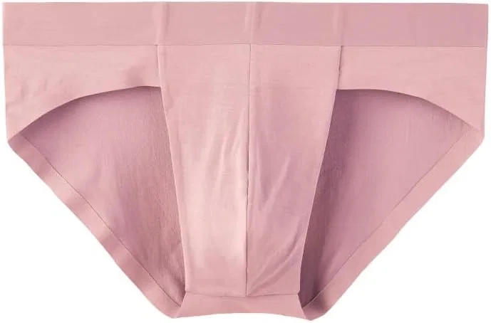 Боксеры шелковистые модальные Men's Underwear, розовый