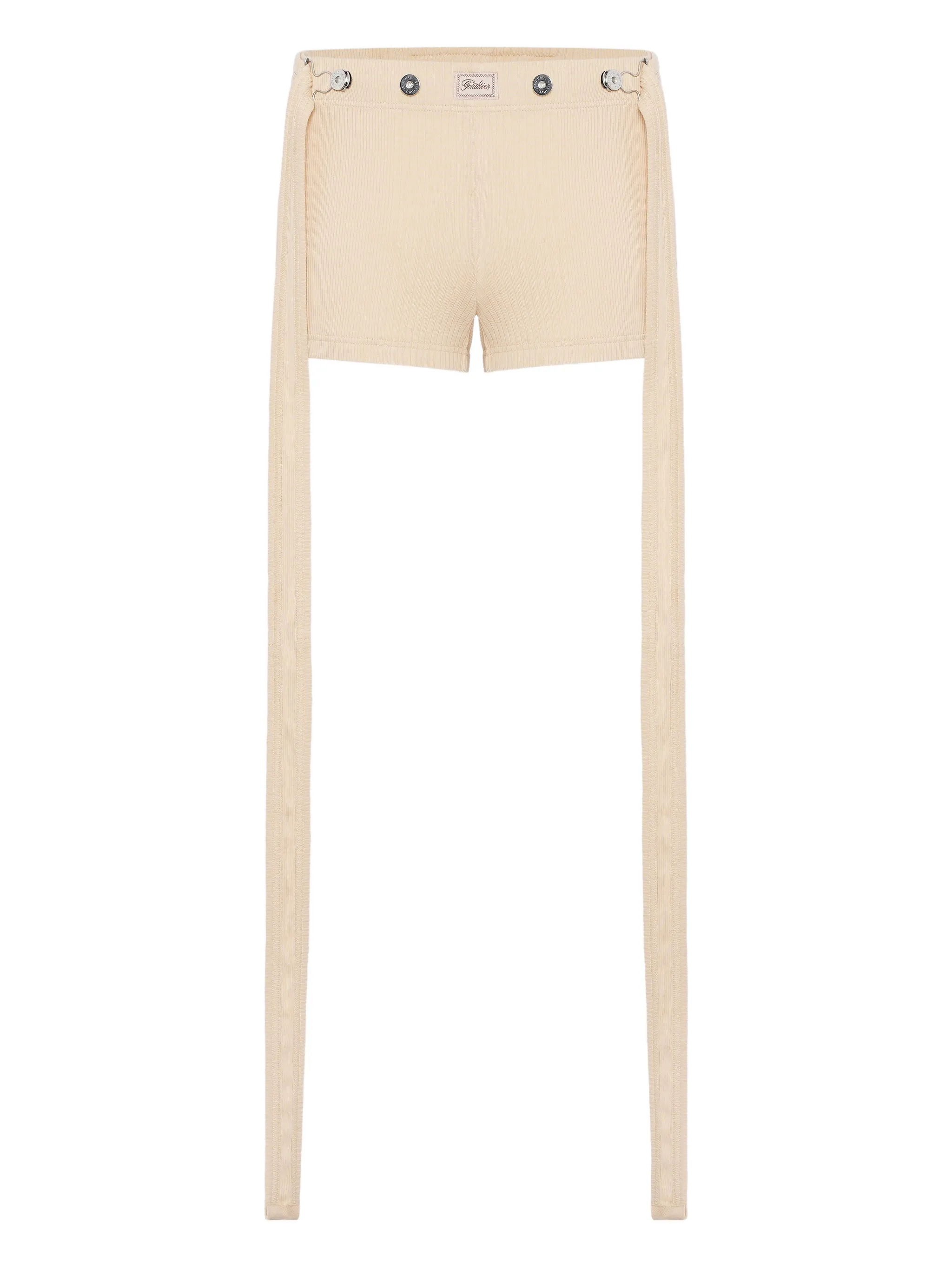

Шорты в рубчик Jean Paul Gaultier, бежевый