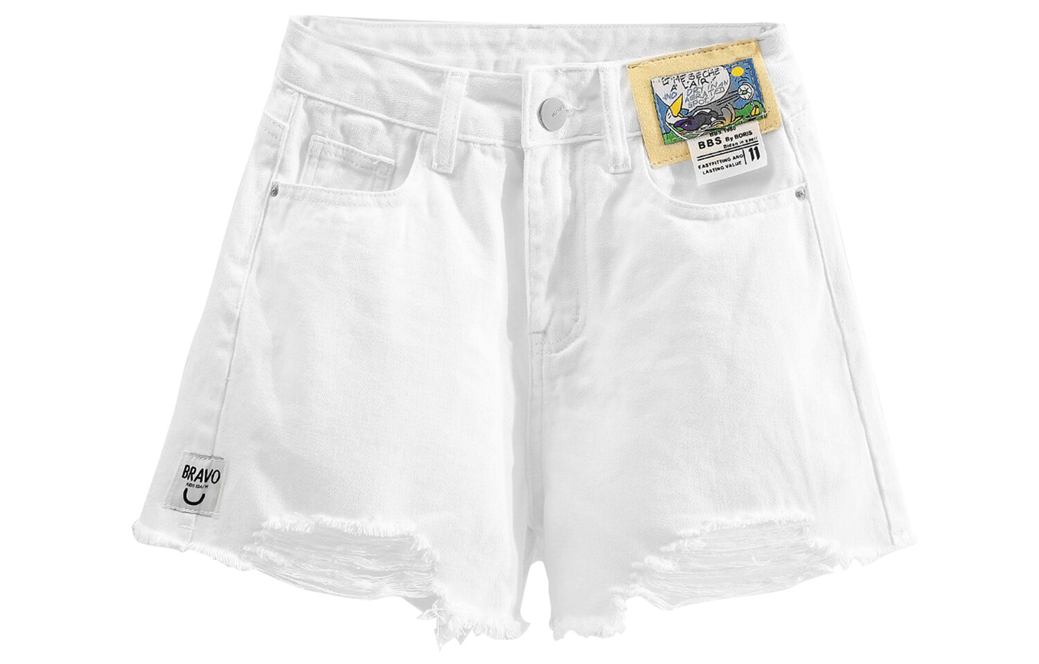 

Женские джинсовые шорты Forever 21, Белый