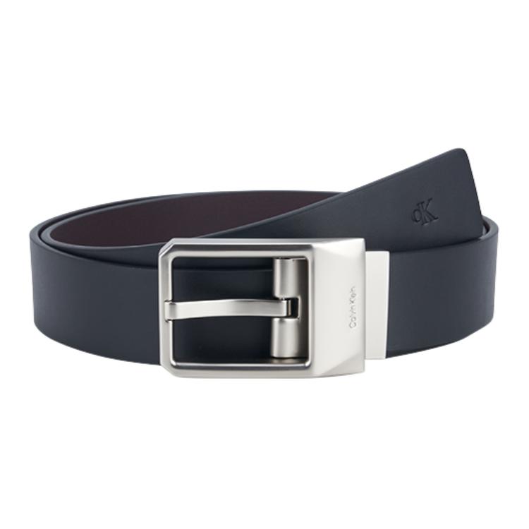 

Calvin Klein Мужской ремень из спилка кожи шириной 3,5 см, 0EH-Space Black