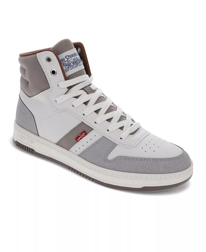 

Мужские кроссовки Drive High-top на шнуровке Levi's, белый