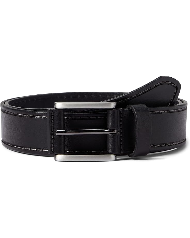 

Ремень Johnston & Murphy Laser Top Stitch Belt, черный