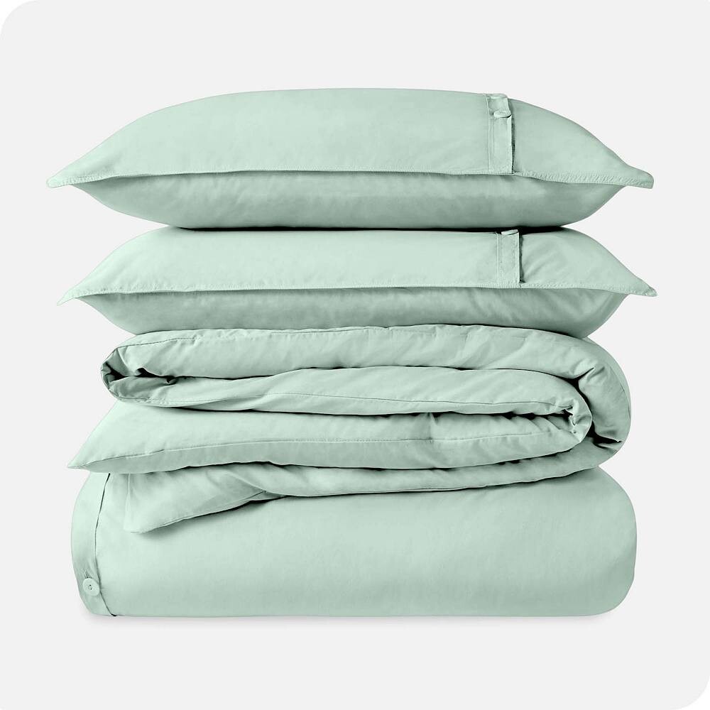 

Комплект пододеяльников Bare Home из 100% органического хлопка с перкалем, цвет Willow