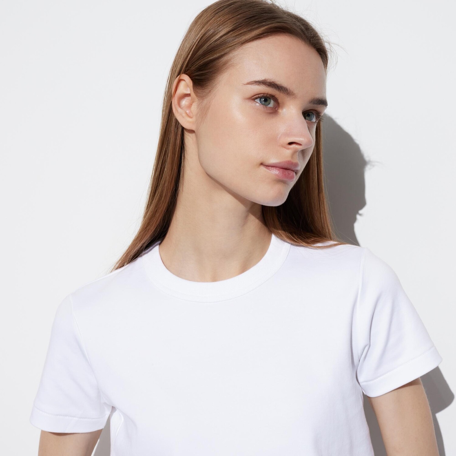Футболка Uniqlo U-образной формы, темно-синий — фото 3
