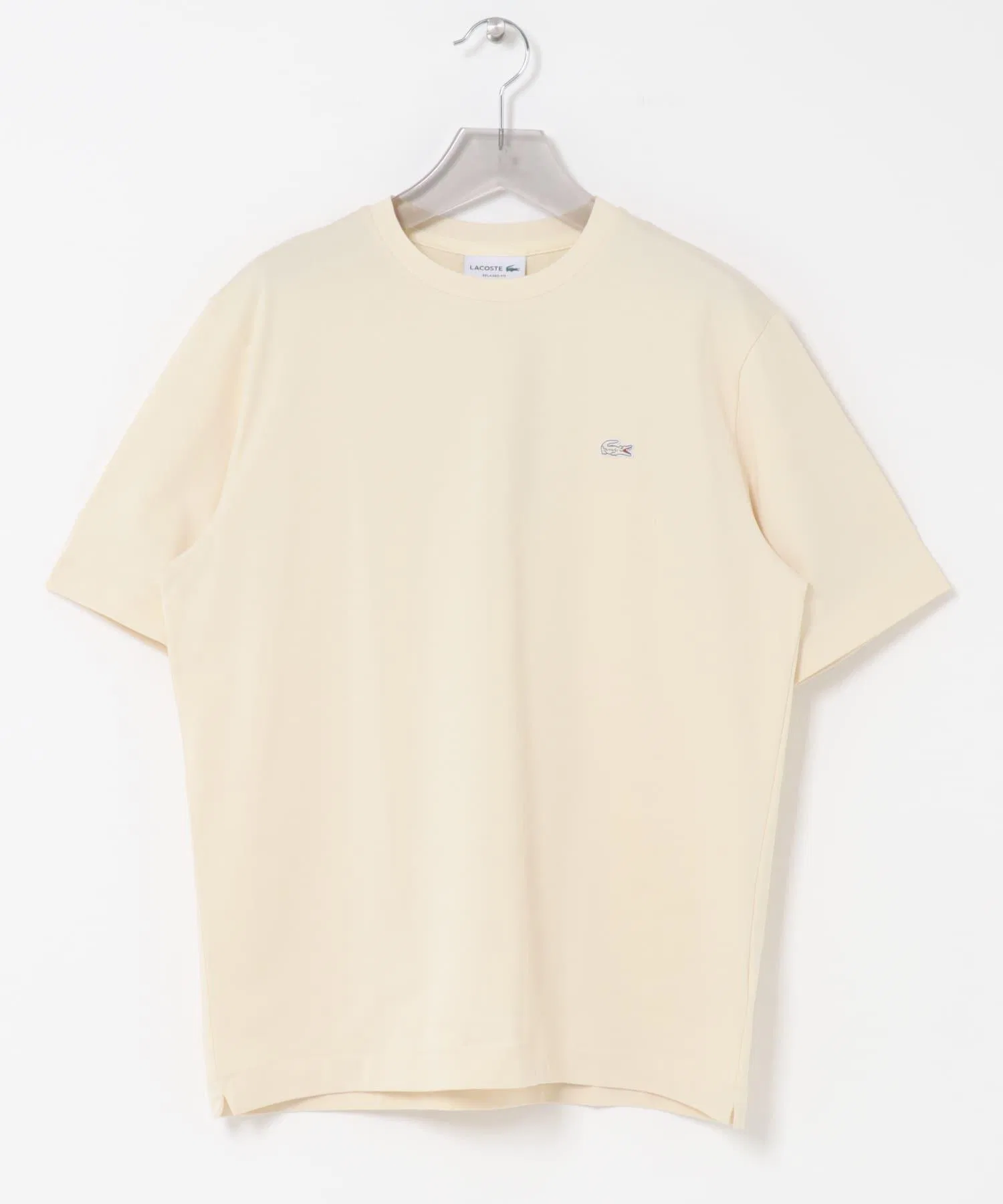 Футболка-поло Lacoste мужская с коротким рукавом, хлопок, для весеннего сезона, белый