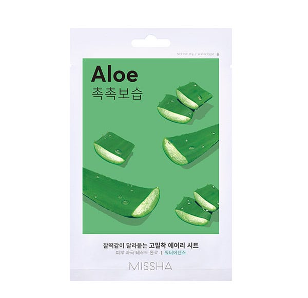 

Увлажняющая маска для лица MISSHA Aloe