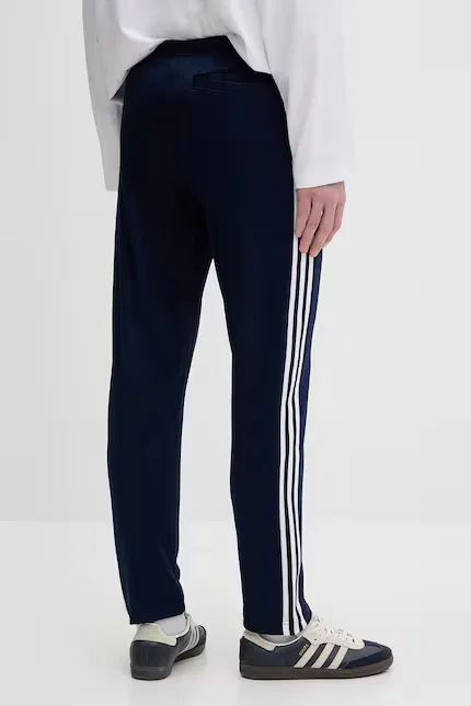 Спортивные штаны из эластичного трикотажа Beckenbauer Adidas Originals, синий — фото 3