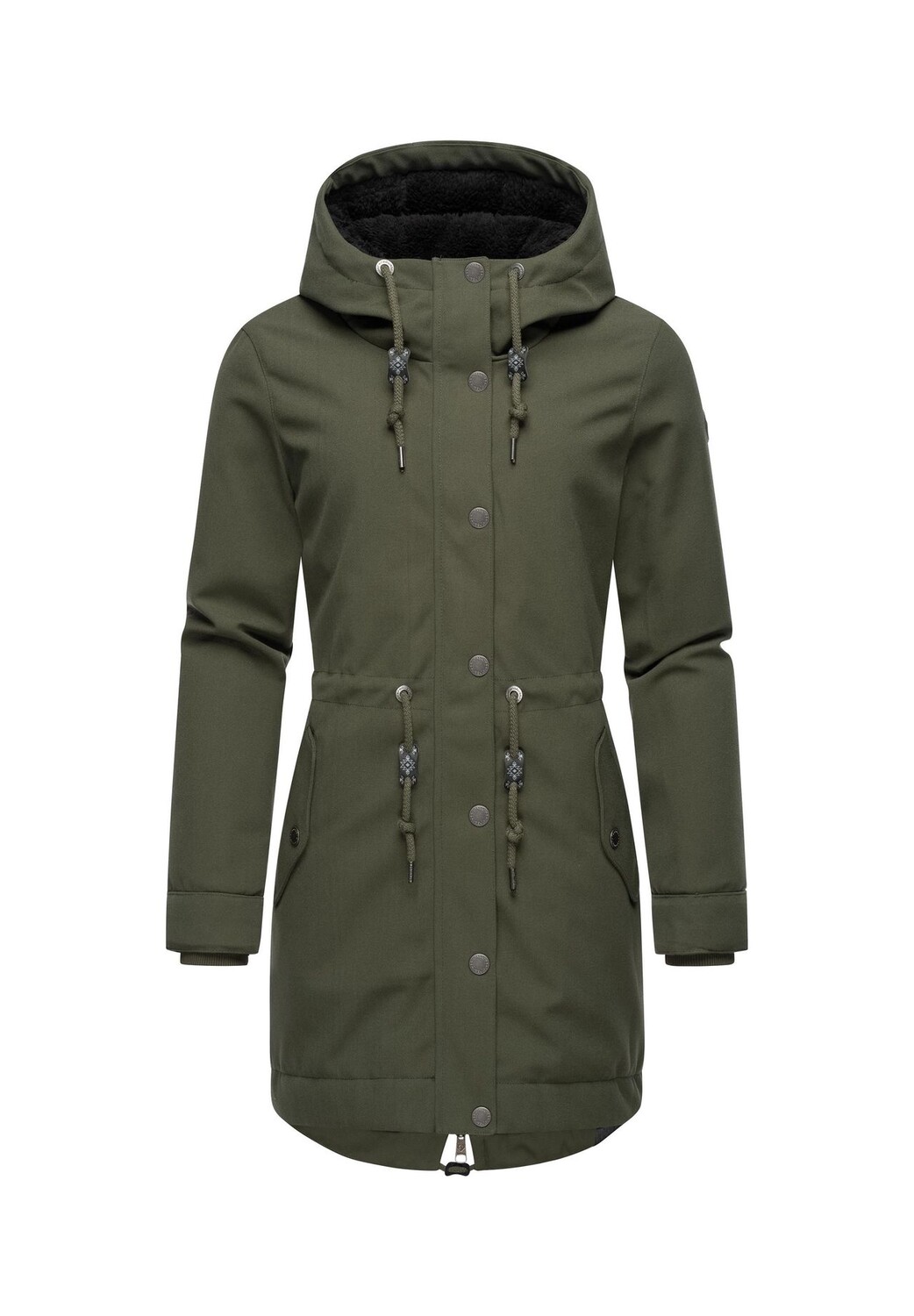 

Полупальто Canny Canvas Ragwear, темно-оливковый