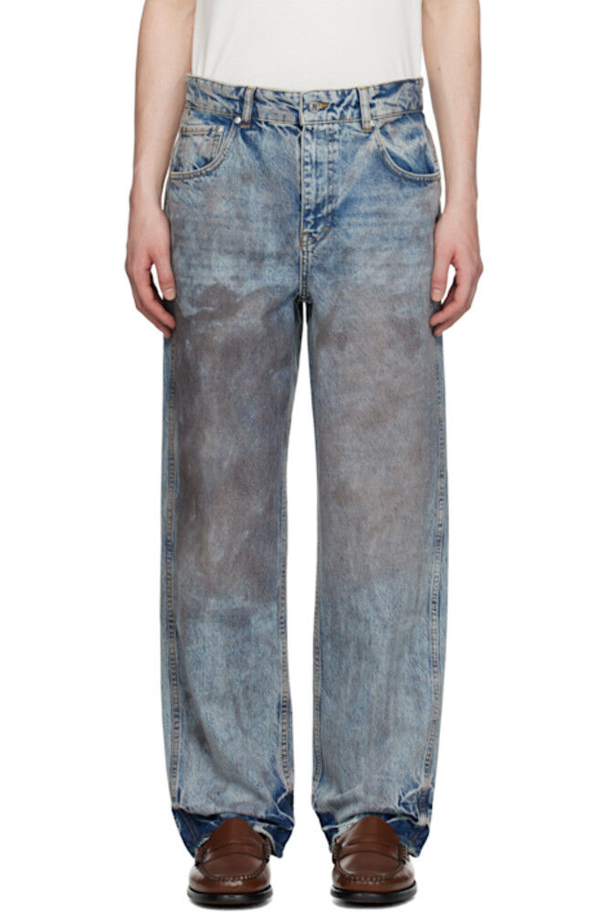 

Синие мешковатые джинсы R3 Denim Represent