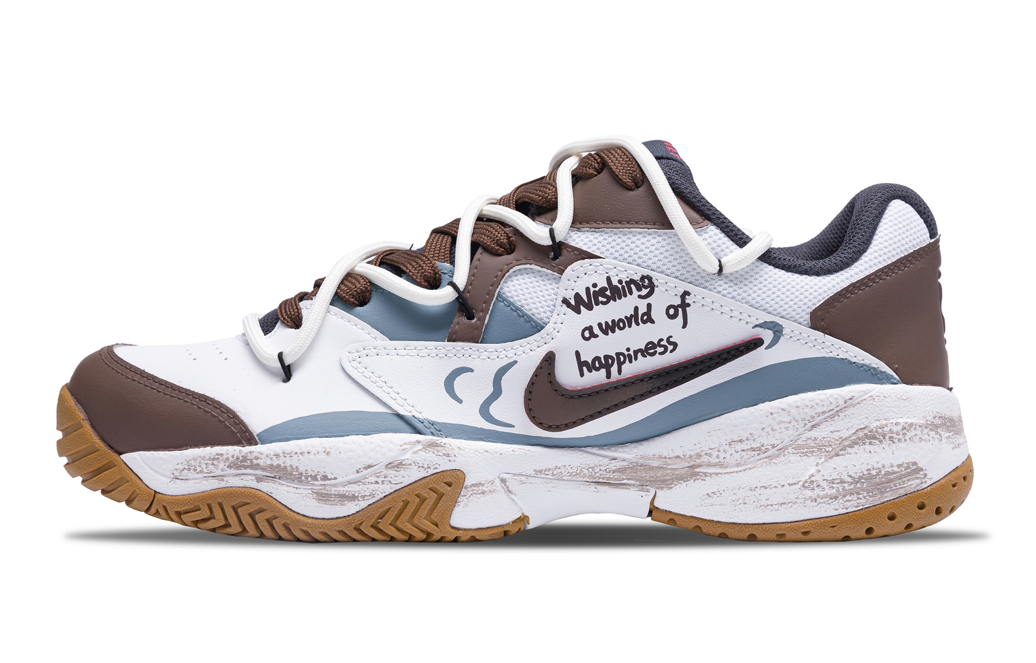 

Nike Кроссовки Court Lite 2 Low-Top унисекс бежево-коричневые, цвет Dark Brown