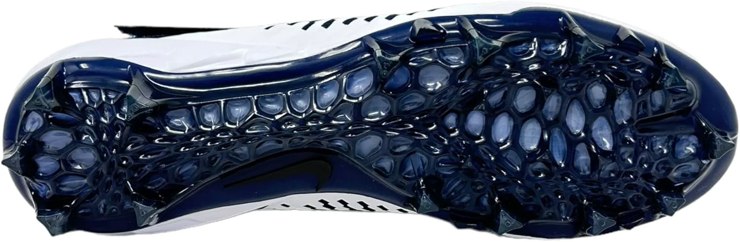 Футбольные бутсы Nike Alpha Menace Pro 2 Mid для мужчин, белый/черный/темно-синий — фото 3