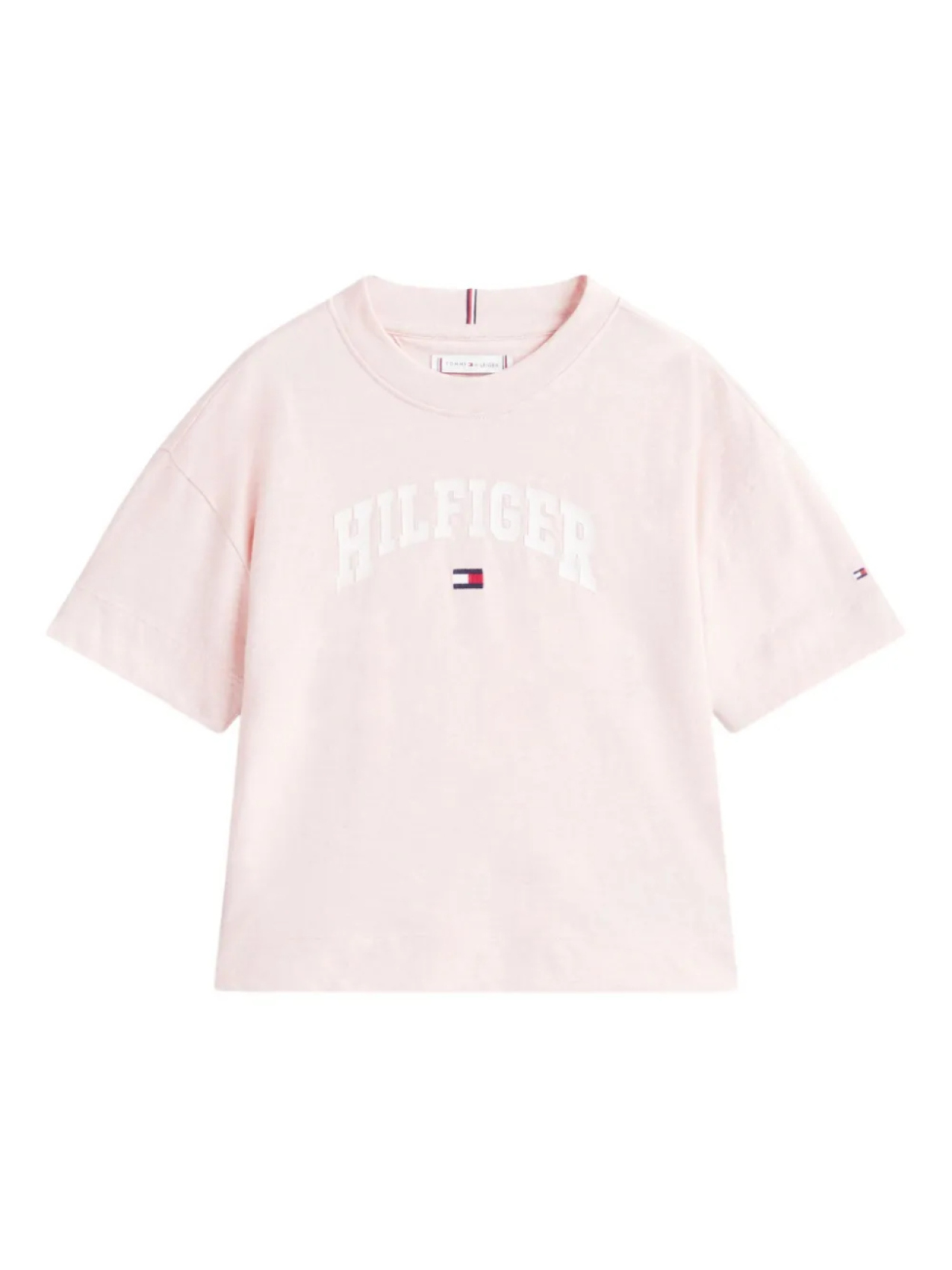 

Футболка с логотипом Tommy Hilfiger Junior, розовый