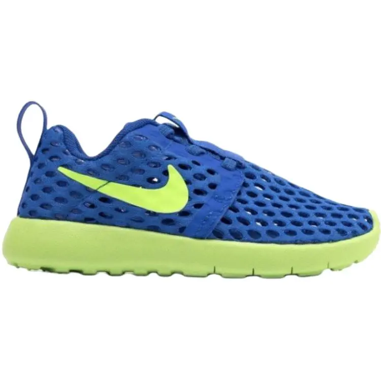 Nike Roshe One низкие детские ботинки blue для малышей — фото 3