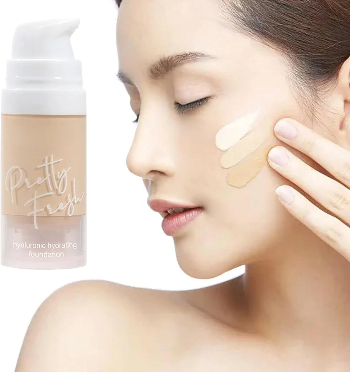 Тональное средство Liquid Foundation Concealer, без бренда, 30 г, цвет хаки — фото 2