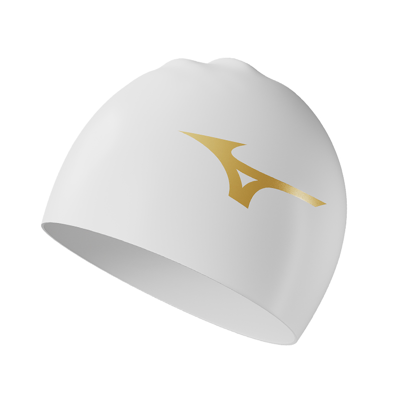 

Mizuno Силиконовая шапочка для плавания унисекс Black White