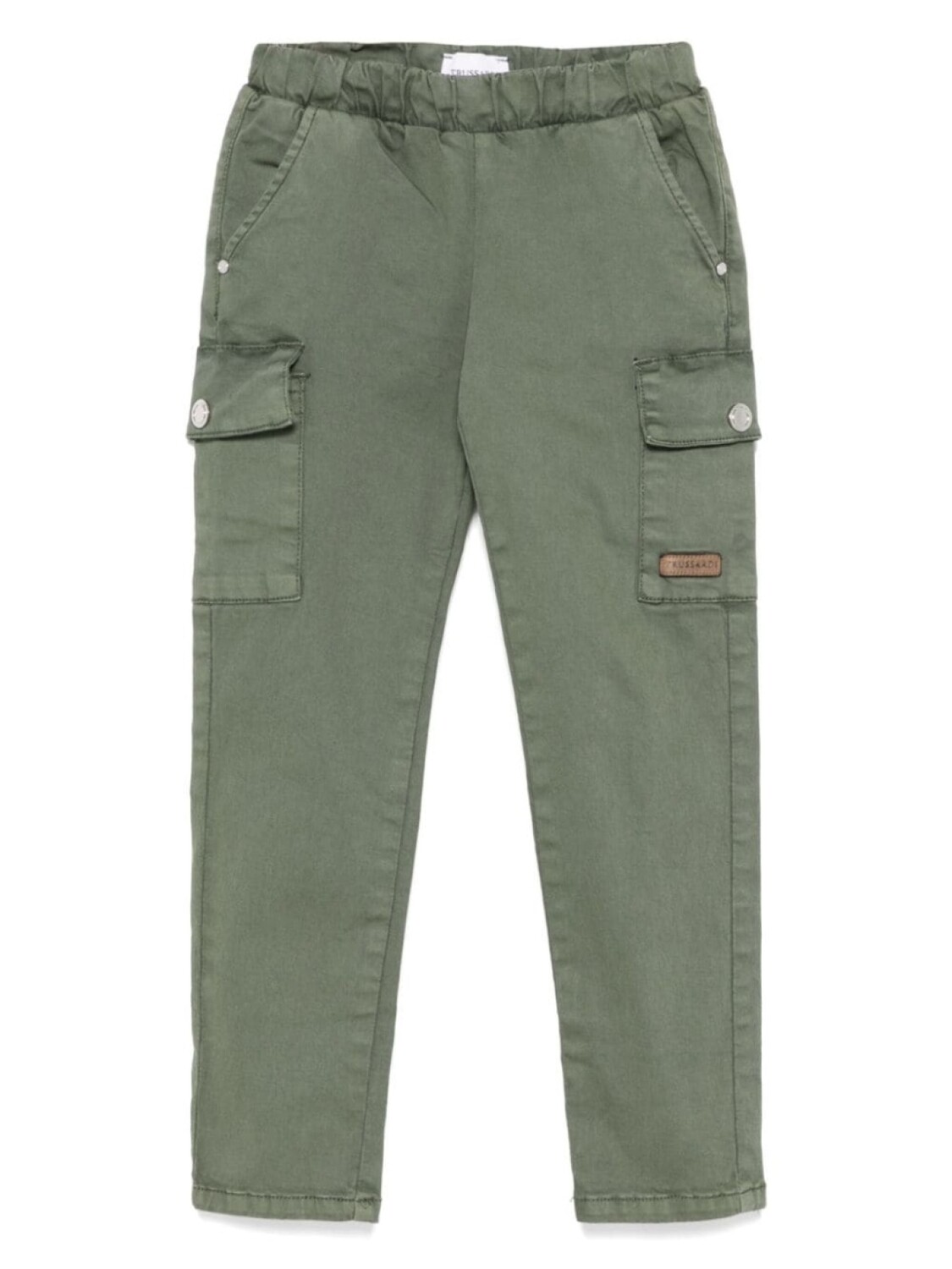 

Брюки-карго из твила TRUSSARDI JUNIOR, зеленый