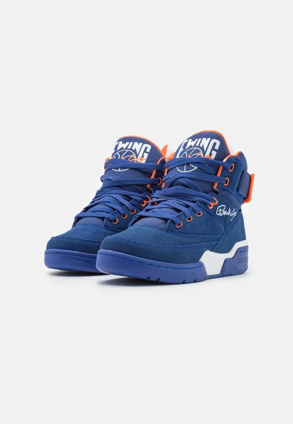 33Hi og высокие кроссовки Patrick Ewing, Royal/White/Orange — фото 2