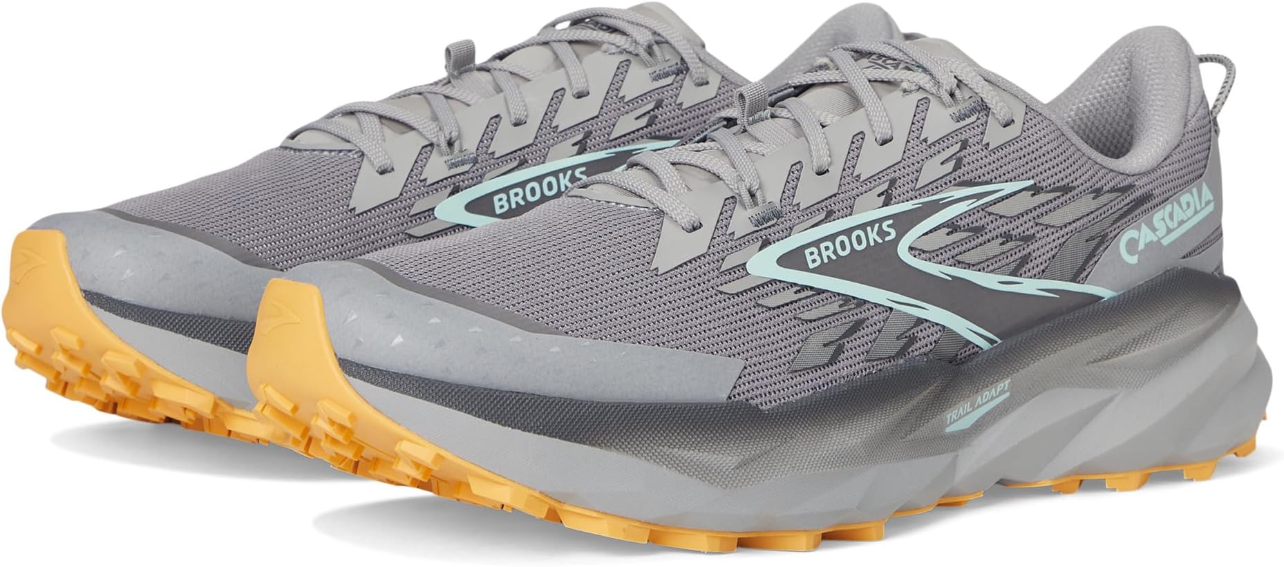 

Кроссовки Brooks Cascadia 19, цвет Alloy/Ebony/Orange