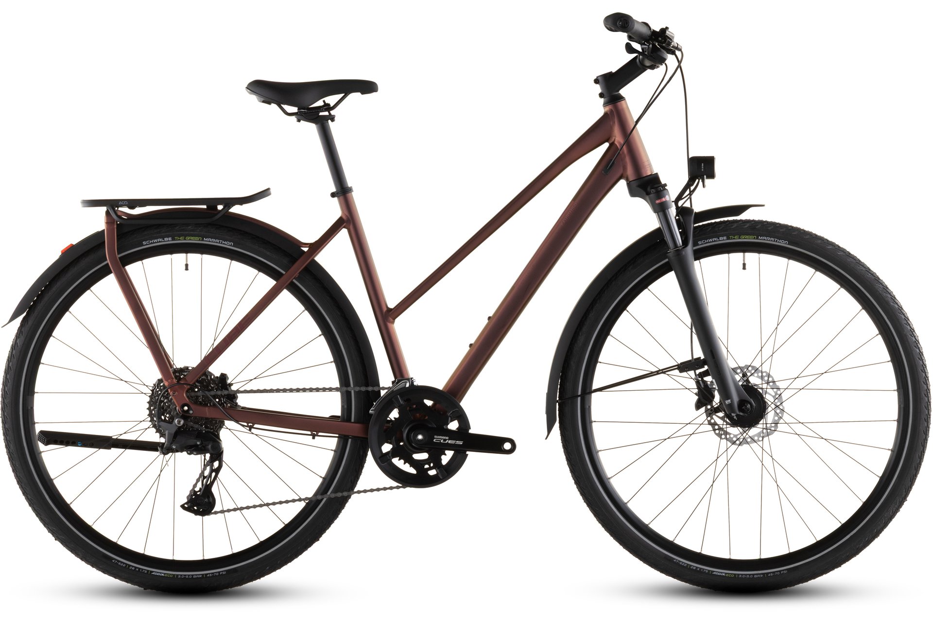 

Трекинговый велосипед Cube Kathmandu pro - 28 дюймов - trapez - 2026, braun | sunglow´n´prizm