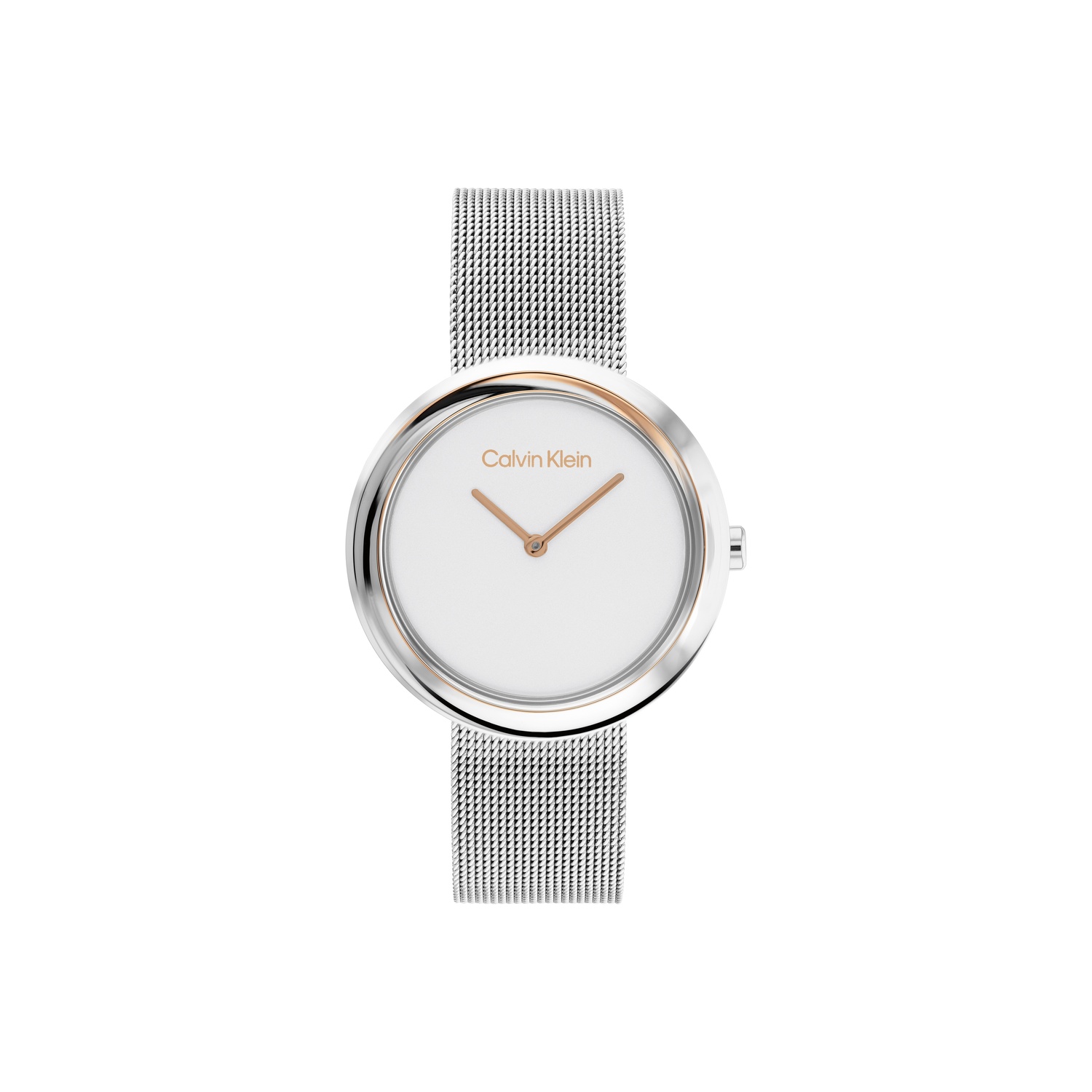 

Calvin Klein Часы Wind Style Collection Wrist Watch Quartz Movement Stainless Steel Strap White Dial Women's Watch, Silver Dial