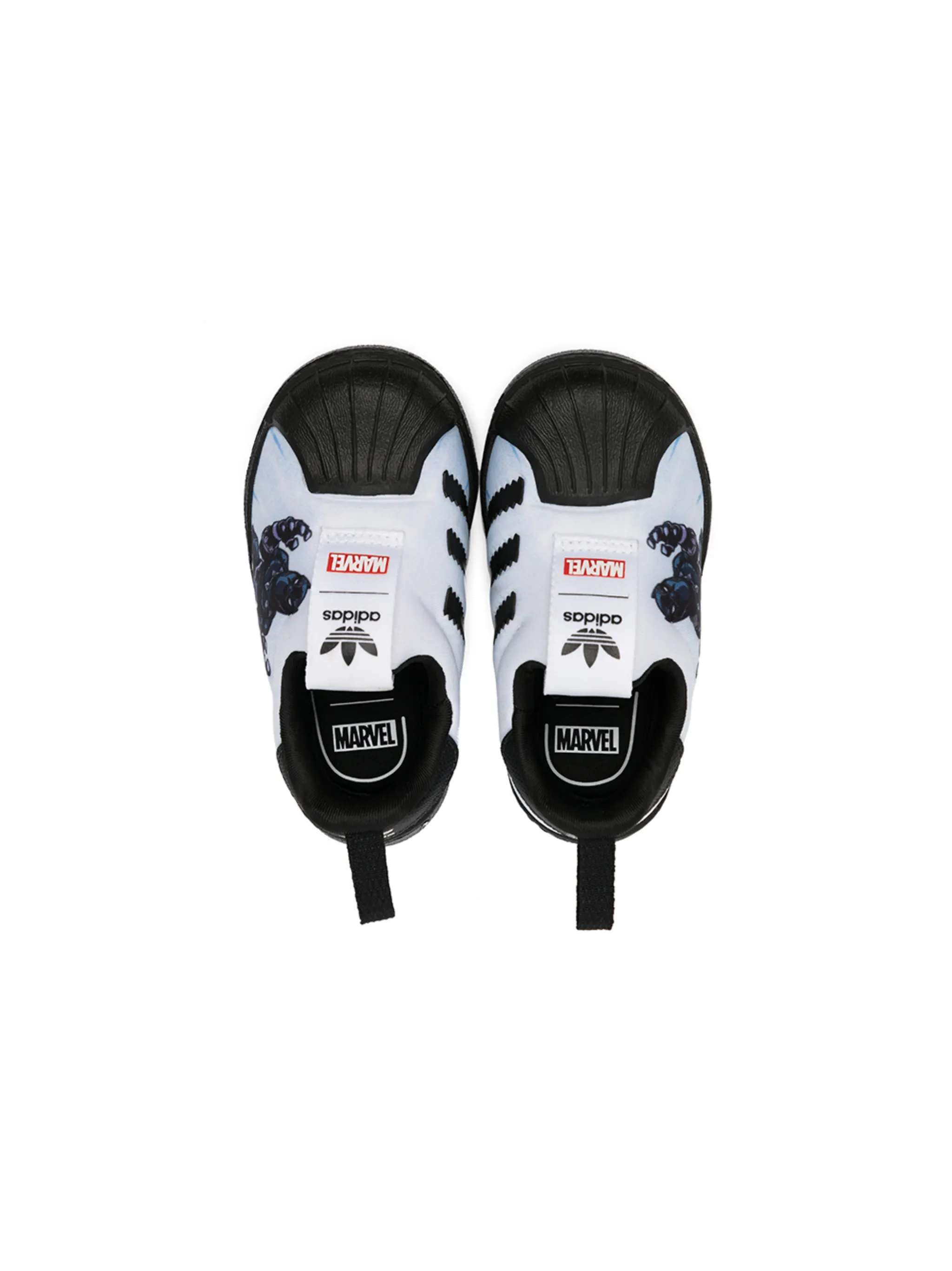 Кроссовки Superstar 360 из коллаборации с Marvel Adidas Kids, черный — фото 3