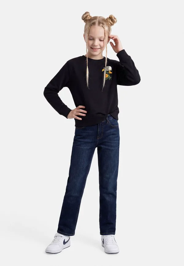 Свитшот flora relaxed crew с графическим принтом The North Face, Black