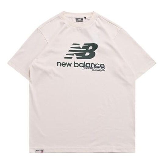 

Футболка Essentials Stacked Logo Tee New Balance, белый