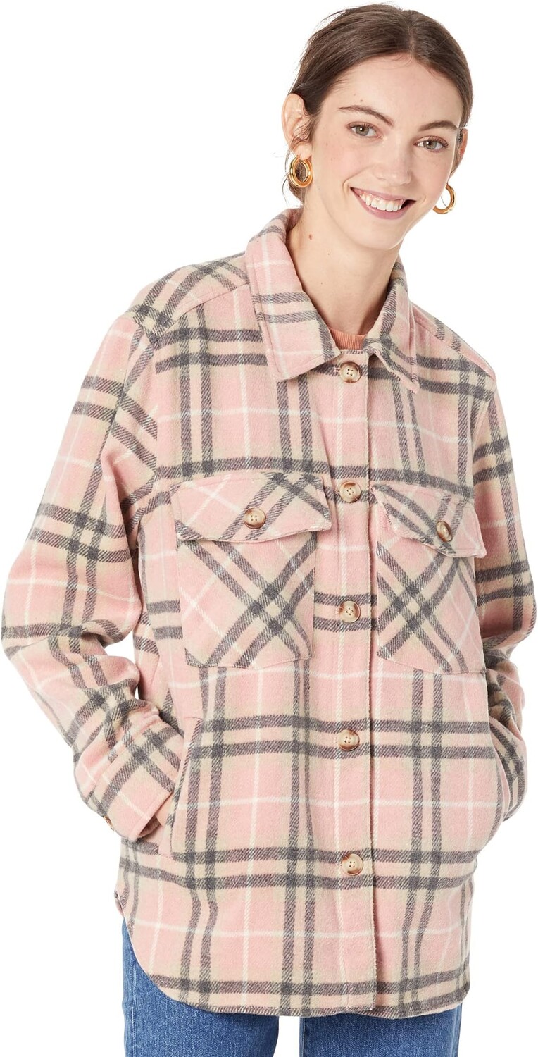 

Куртка Blank NYC Plaid Shirt Jacket in One and Only, цвет One and Only