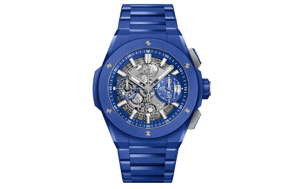 

Мужские часы HUBLOT с автоподзаводом механическим механизмом, 42 мм, скелетонизированный циферблат, керамический корпус, керамический ремешок