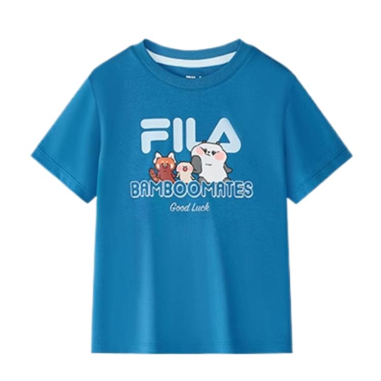 

FILA KIDS Футболка Bamboomates Sea Rose Blue детская, Синий, FILA KIDS Футболка Bamboomates Sea Rose Blue детская