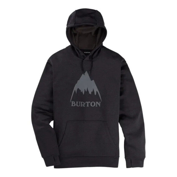

Мужская флисовая толстовка Burton - цвет True Black Heather