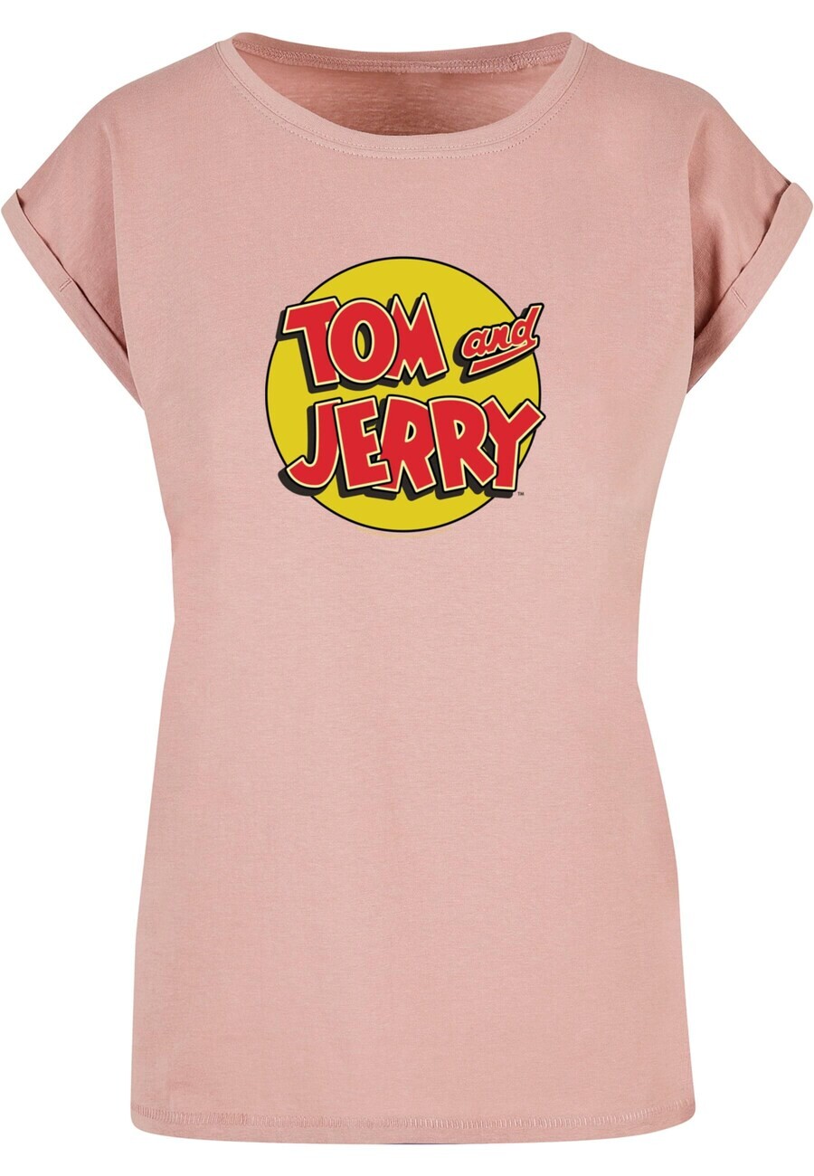 

Футболка ABSOLUTE CULT Shirt Tom and Jerry - Circle, темно-розовый