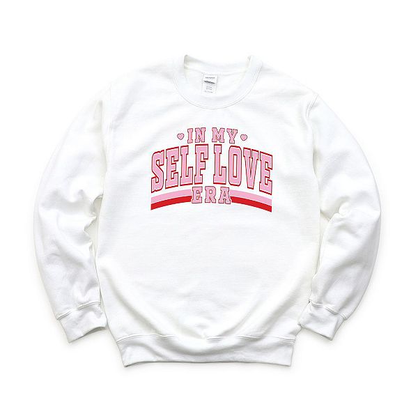 

Свитшот In my self love era Simply Sage Market, White