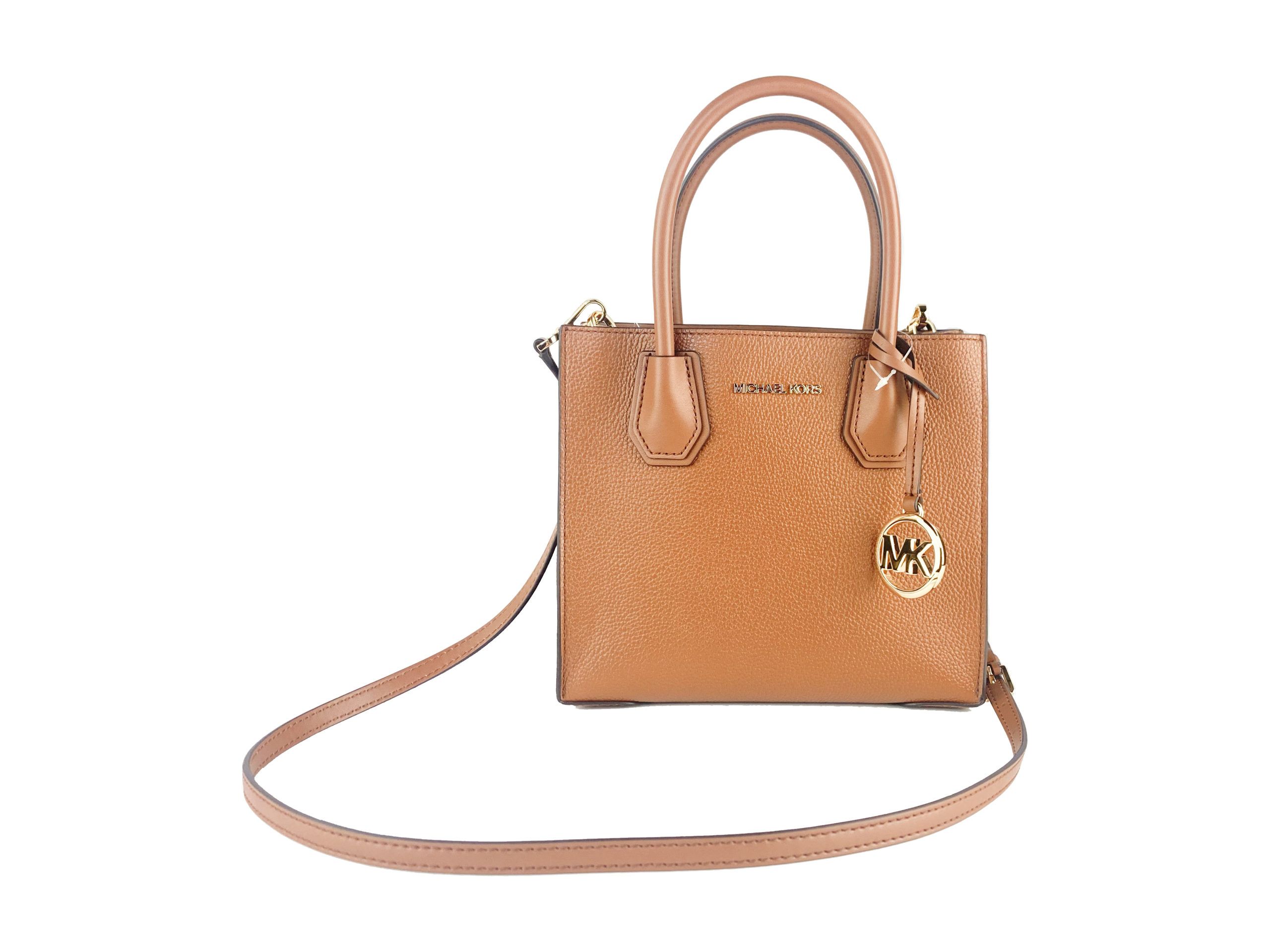 

Сумка-мессенджер Mercer Medium из шагреневой кожи через плечо Michael Kors