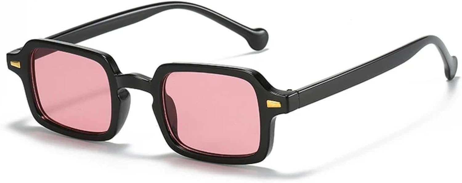 

Модные солнцезащитные очки для женщин в стиле ретро с заклепками, градиентные линзы, защита от УФ-излучения UV400, мужские очки с леопардовым принтом TOIPASTN, Black Pink