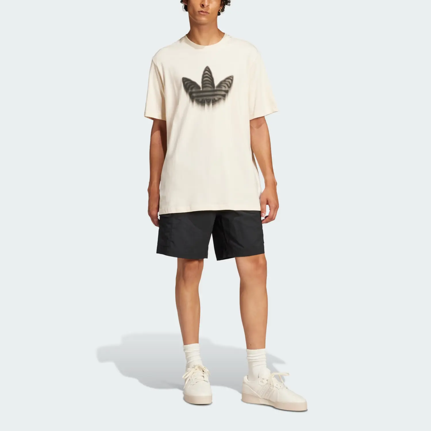 Футболка Skeleton Trefoil Adidas Originals, белый — фото 4