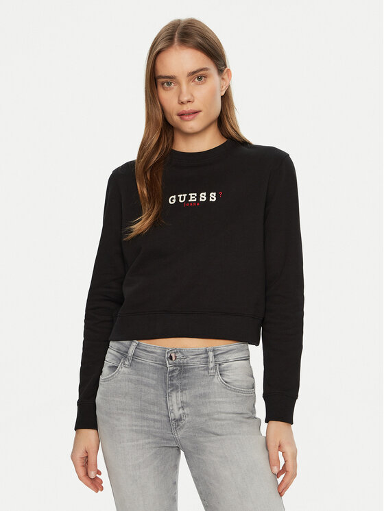 

Толстовка обычного кроя W5RQ28 K68I4 Guess Jeans, черный