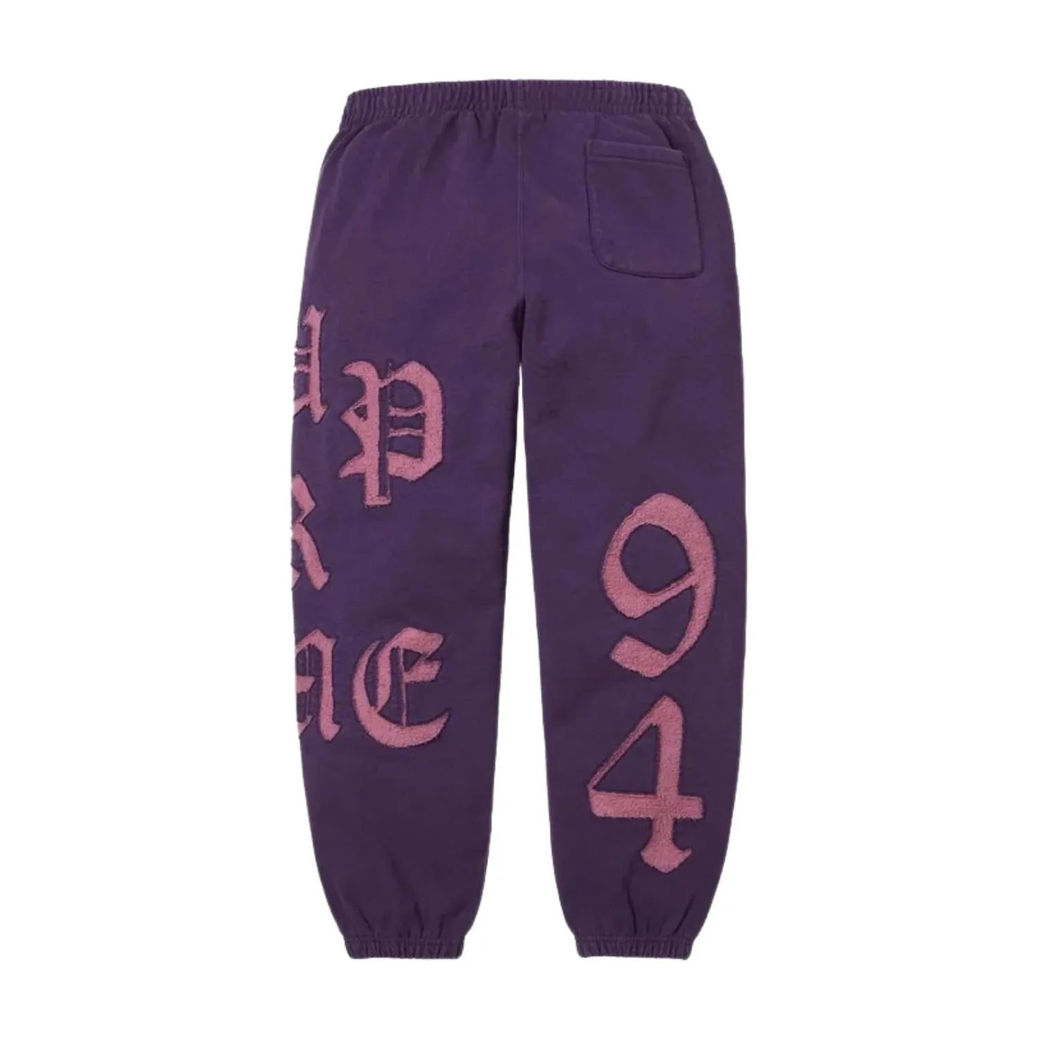Спортивные штаны Supreme SS26 с вырезами, фиолетовые — фото 2