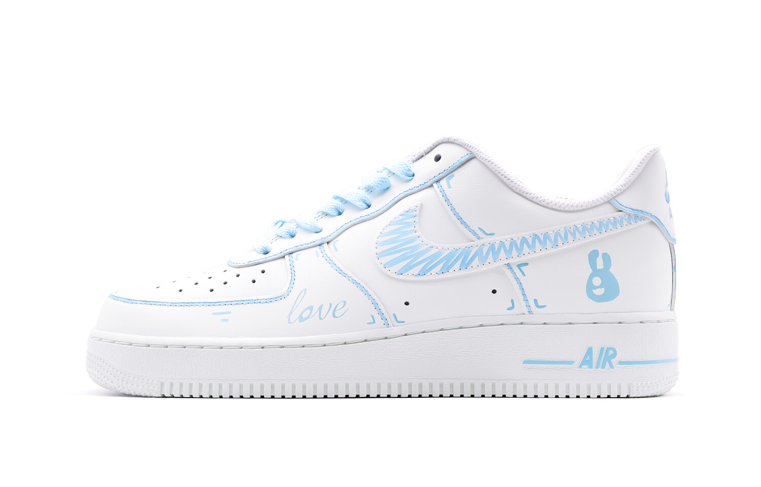 

Мужские кроссовки для скейтбординга Nike Air Force 1, Blue/White
