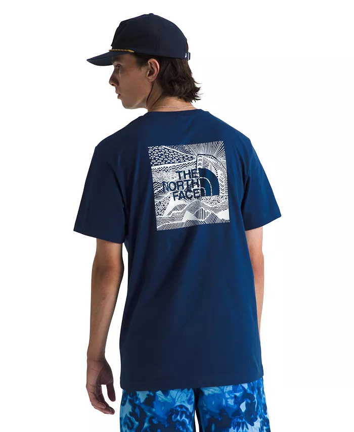 

Мужская футболка с коротким рукавом Box NSE Celebration The North Face, синий