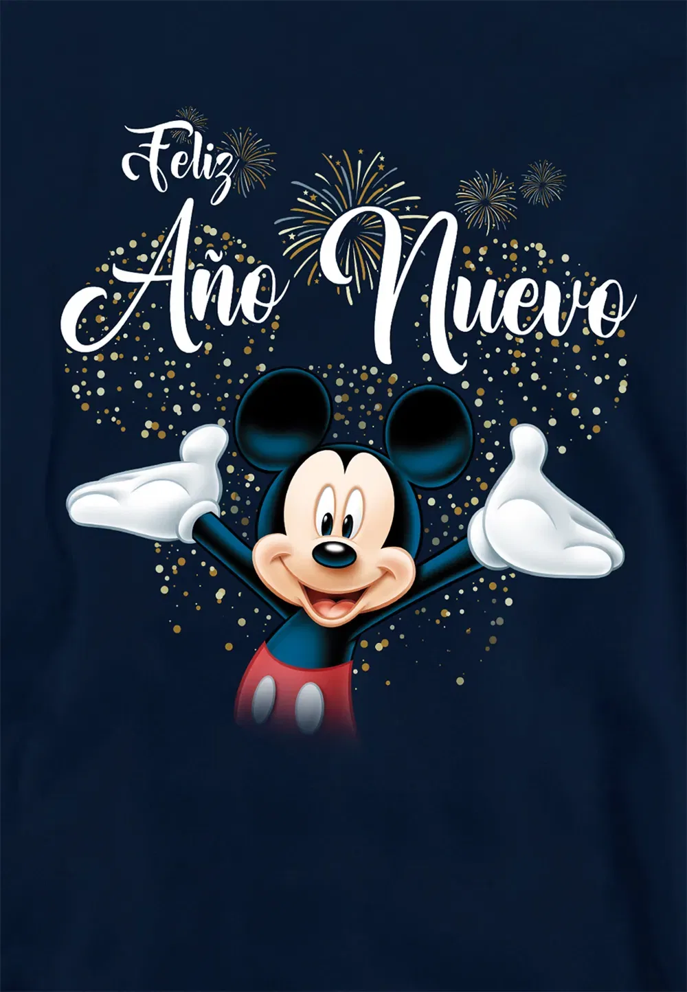 Детский худи с принтом Mickey Mouse, темно-синий, Disney, темно-синий — фото 2