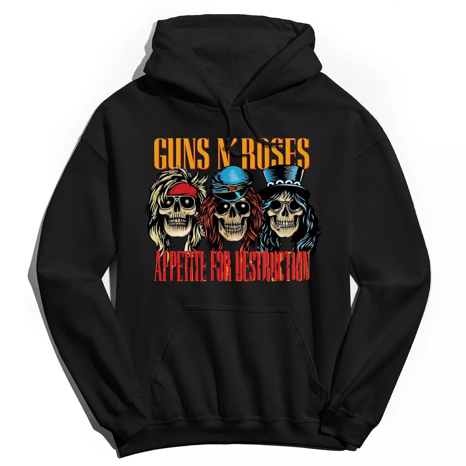 

Мужская толстовка с капюшоном Guns n' Roses AFD Skulls Licensed Character