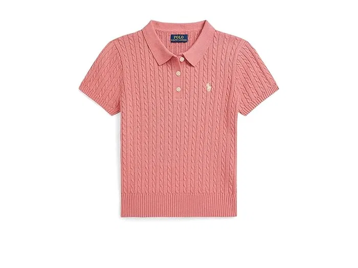 Свитер с кабельным узором Mini-Cable Cotton Polo Polo Ralph Lauren Kids, Celadon