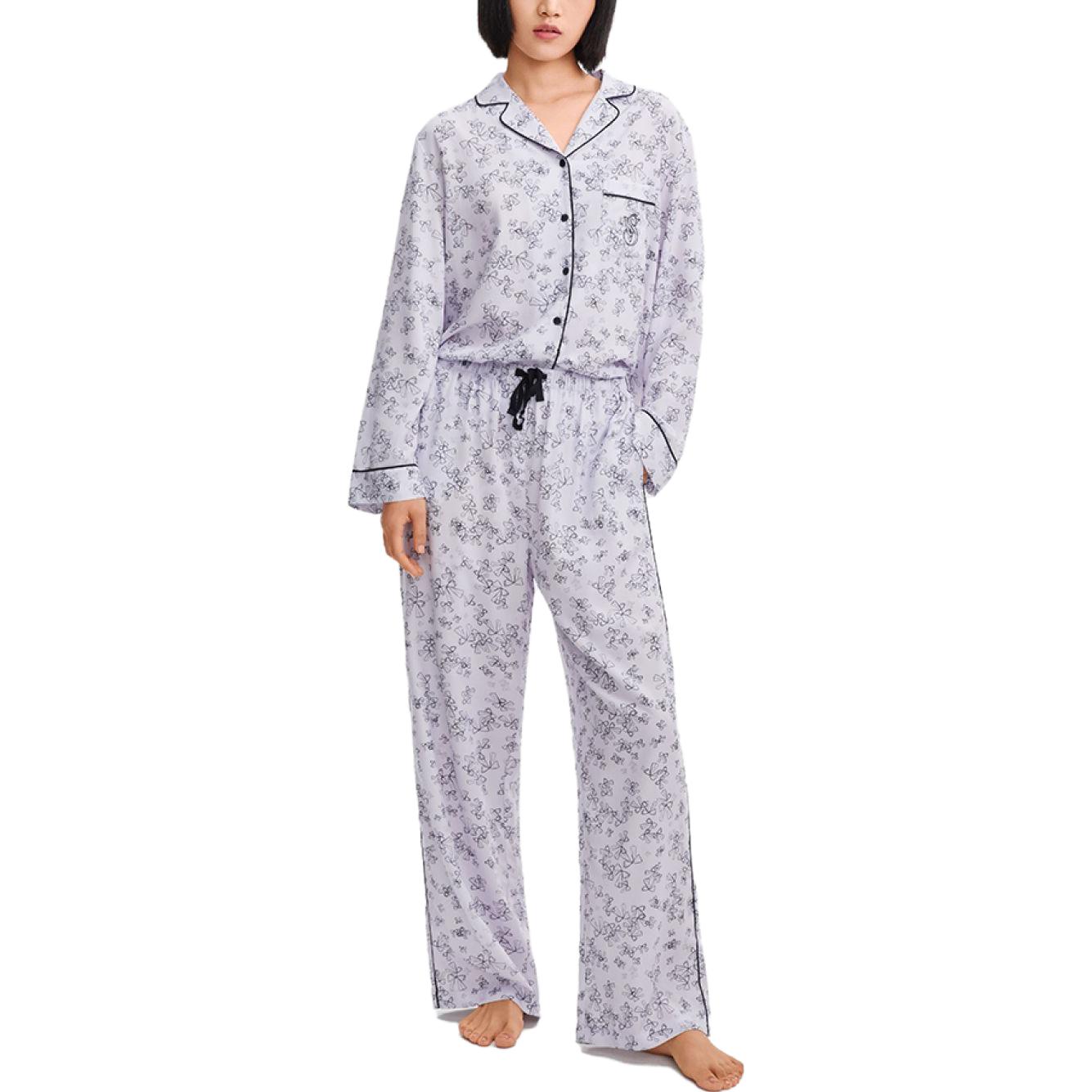 Женские пижамные комплекты Victoria's Secret, butterfly pattern фиолетовый — фото 4