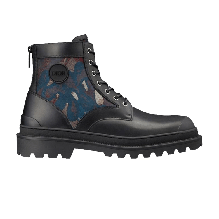 

Ботинки Dior Explorer Ankle Boot 'Black Khaki Camo', черный
