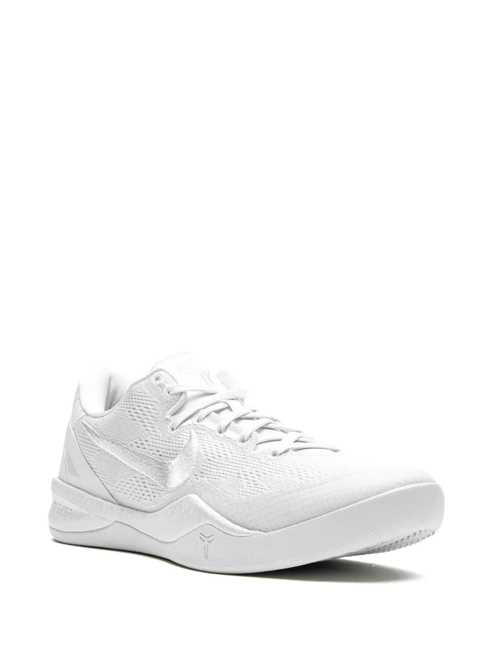 Кроссовки Kobe 8 Protro 'Triple White' Nike, белый — фото 2