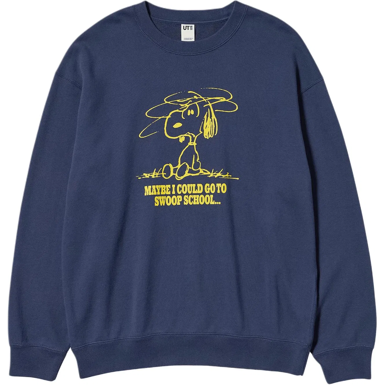 Свитшот унисекс x PEANUTS, FW25 UNIQLO, Marine Blue
