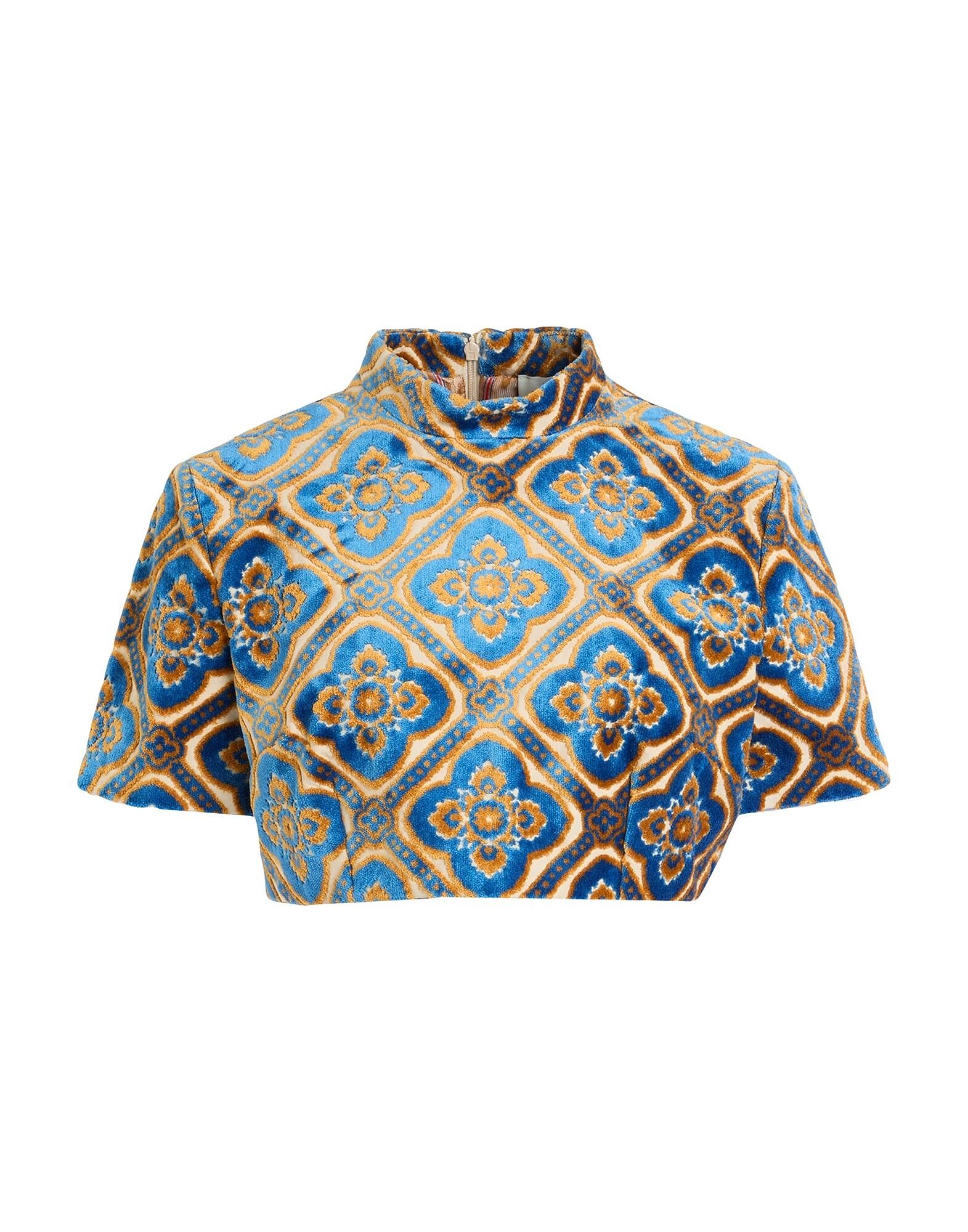 

Топ Etro, светло-голубой